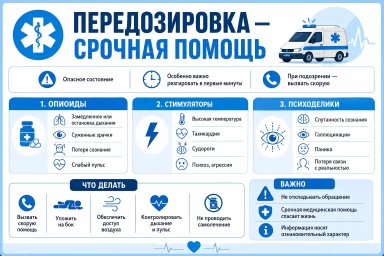 Помощь при передозировке в Гагарине