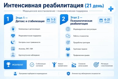 Реабилитация за 21 день в Гагарине